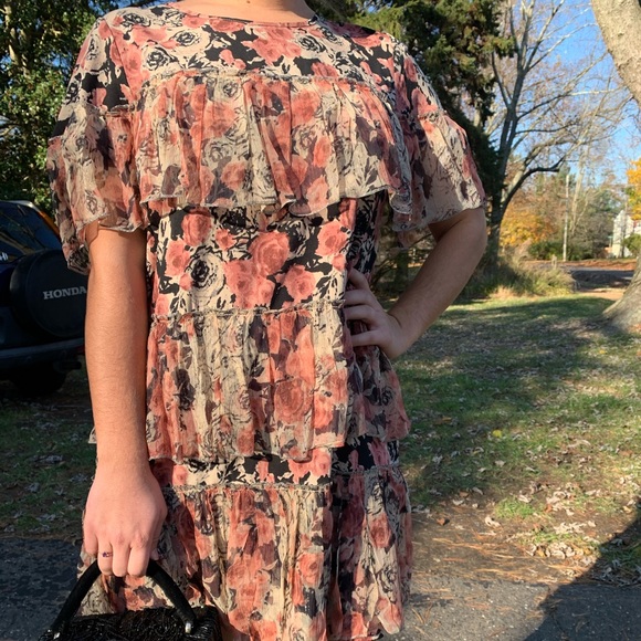 Lucky Brand Rose Ruffle Dress - Picture 2 of 8